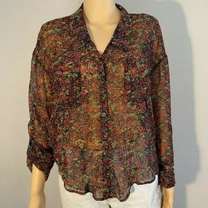 Free People XSmall Women's Top Summer Floral Print